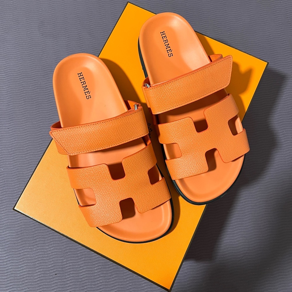Hermes Chypre sandals.Wear once or twice.Full box and dust bag.100% authentic